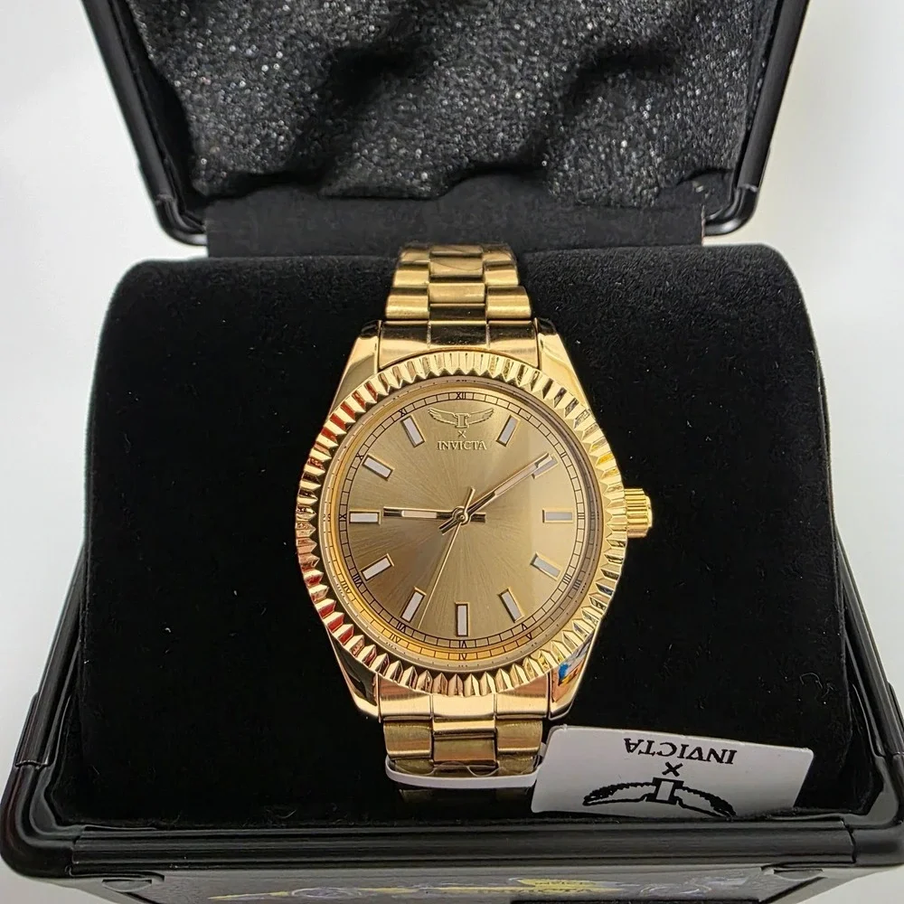 Invicta Specialty I by Invicta Men's Watch 40mm Gold, Aluminum Box Included New